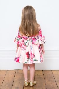 Pink Peony Bouquet Dress