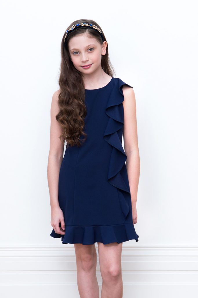 Red White and Blue Dresses. Luxury Girls Dresses by David Charles