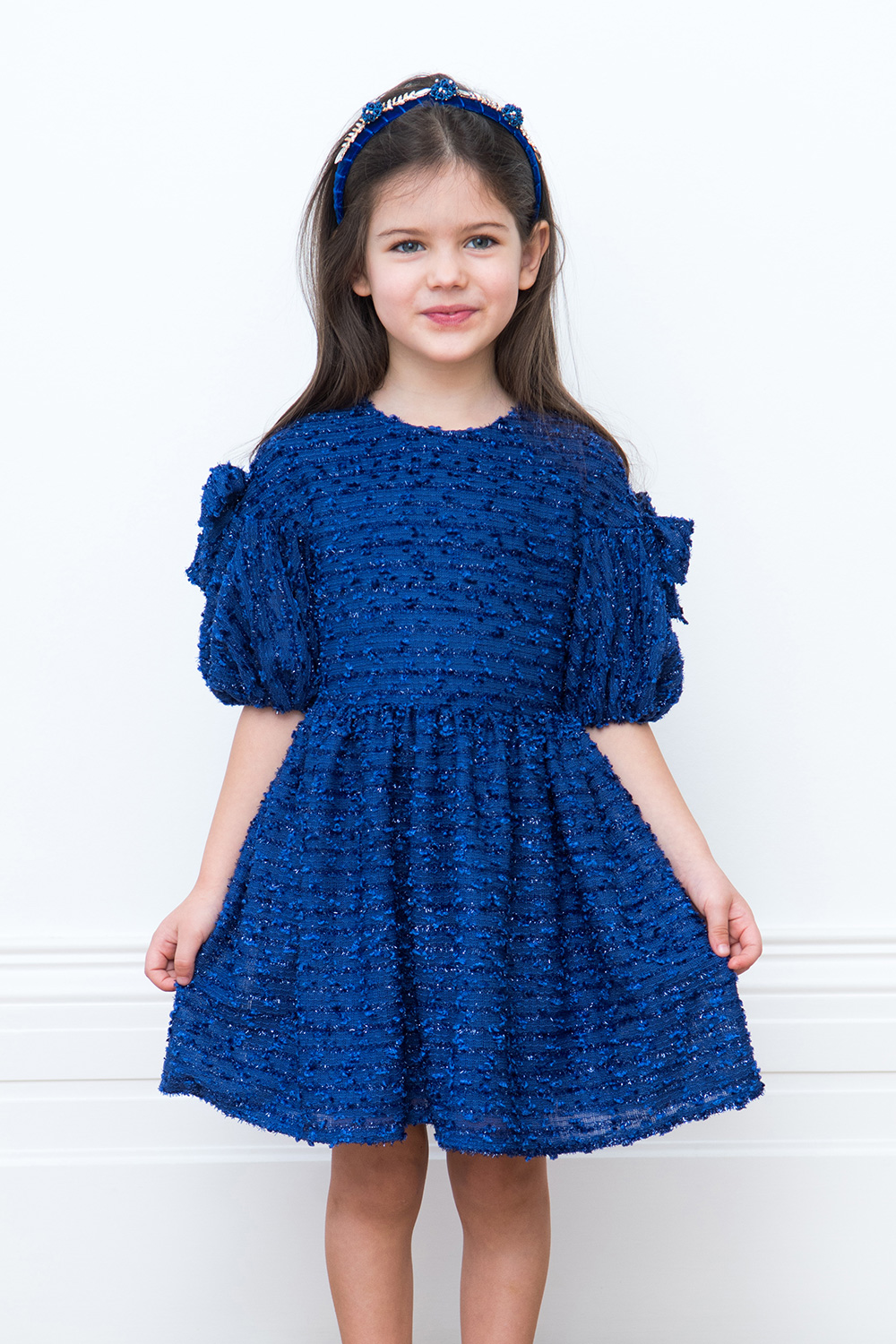 Royal Blue Sparkle Gown - David Charles Childrens Wear