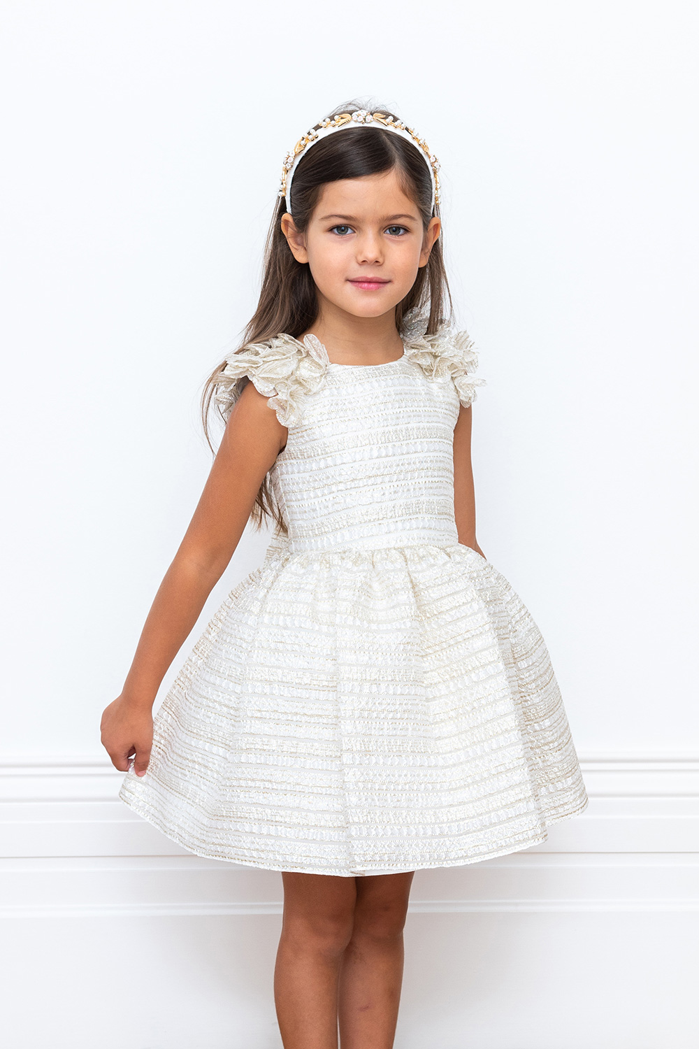 Ivory Princess Bridesmaid Gown - David Charles Childrens Wear