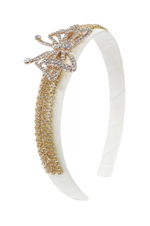 ivory butterfly Alice band