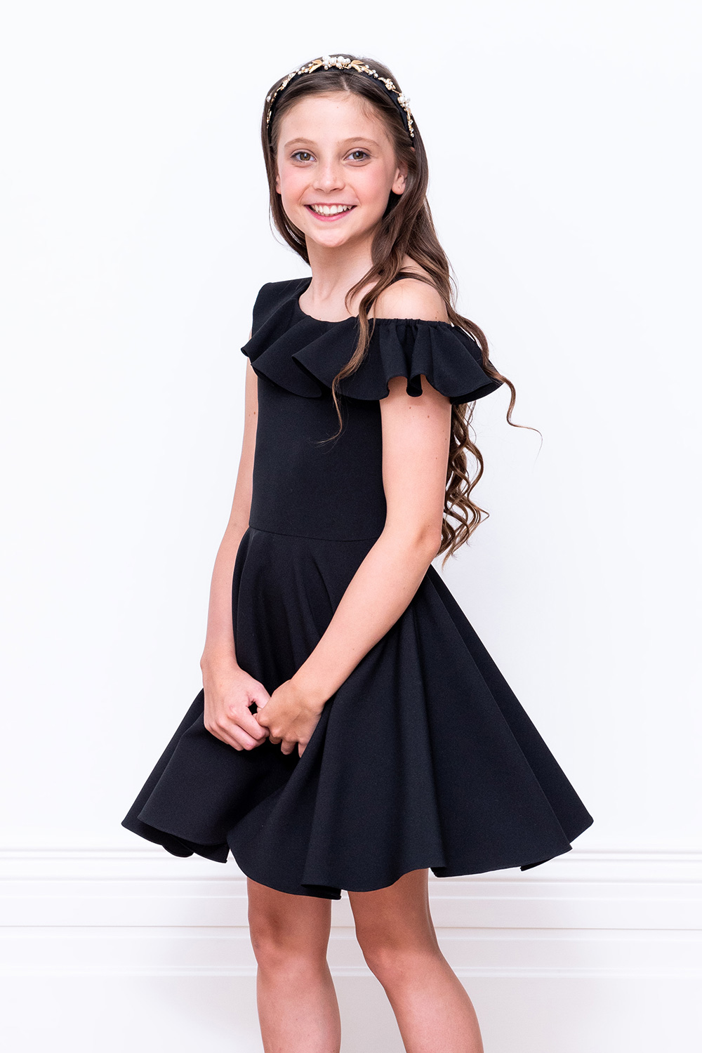 Buy Black Dresses & Frocks for Girls by Kids Cave Online | Ajio.com