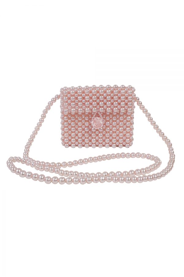 ballet pink pearl bag