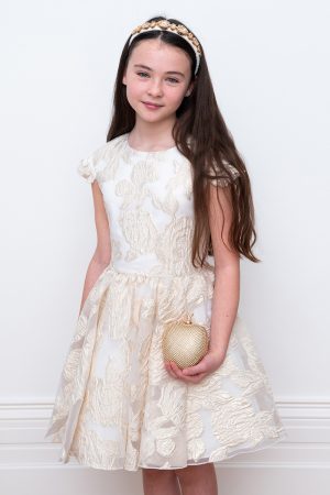 ivory and gold fairytale gown