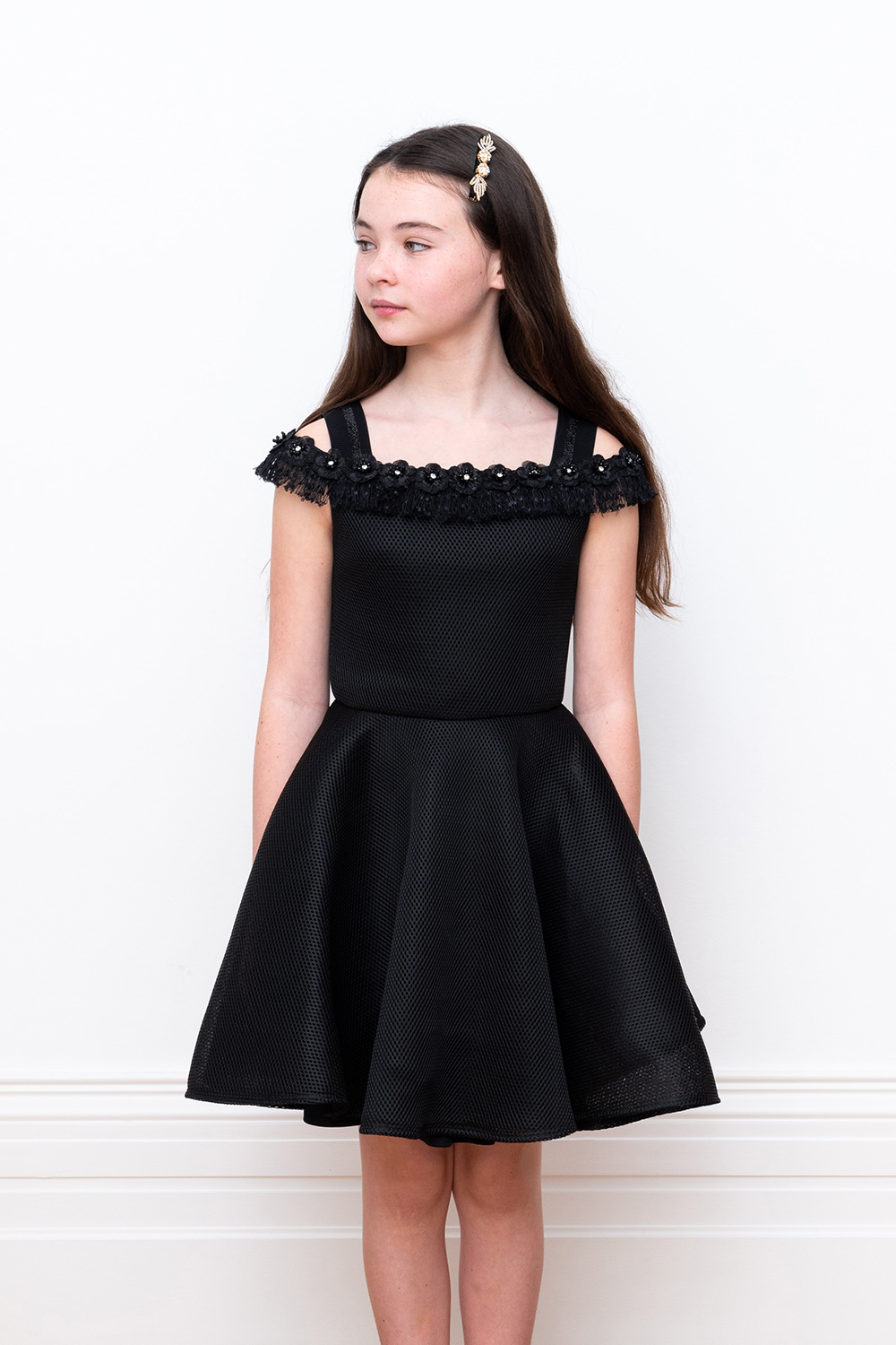 Kids Teen Children Girls Fashion Butterfly Ruched Off Shoulder Princess  Dress | eBay