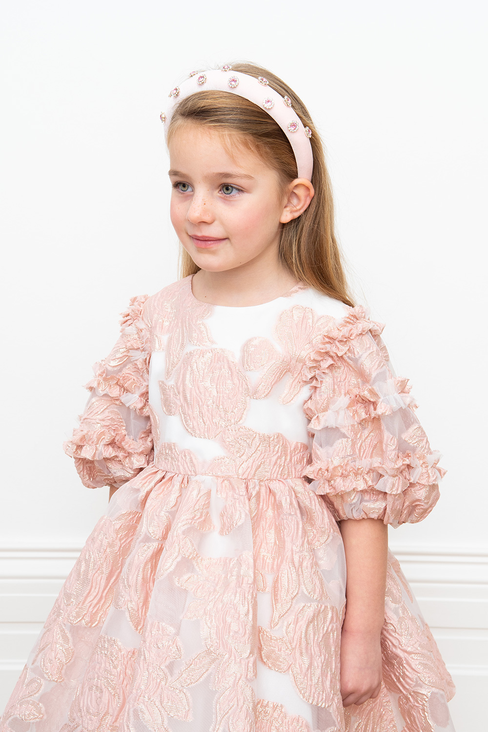 2023 Sequin Puff Sleeve Girls Glitter Evening Dress For Kids Perfect For  Weddings, Birthdays, Baptisms, And Eid From Kukuson, $40.01 | DHgate.Com