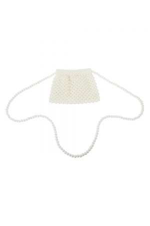 ivory pearl shoulder bag