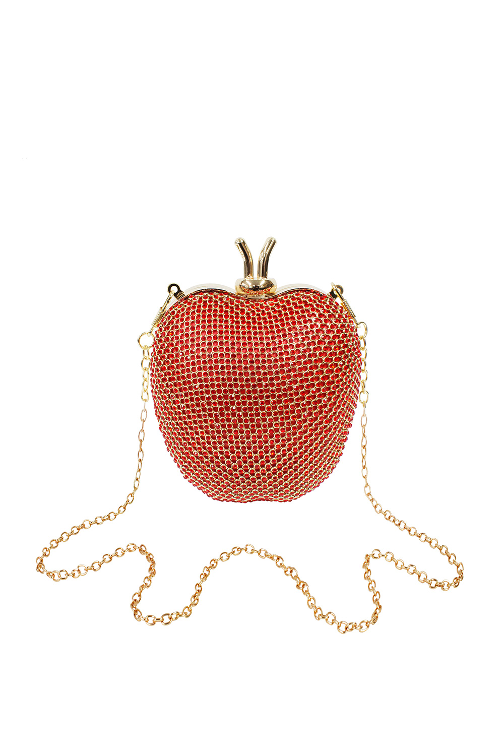 red apple fairytale clutch bag