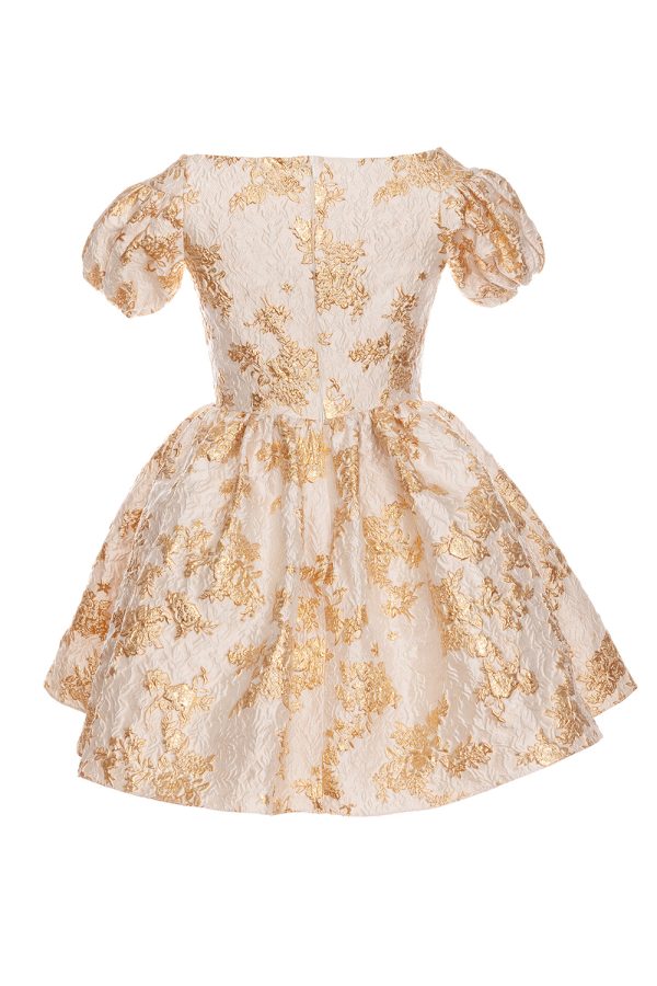 gold fairytale party gown