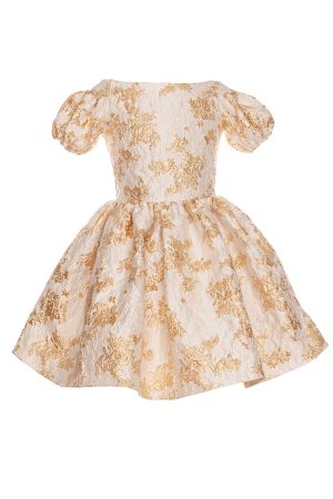 gold fairytale party gown