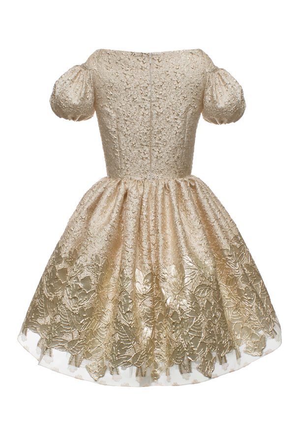 gold movie star ball gown