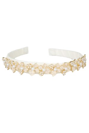 ivory pearl bridesmaid hair band