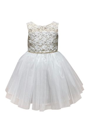 GIRLS M&S BRIDESMAID DRESS WHITE BALLERINA LENGTH UK7/8 YRS BNWT 