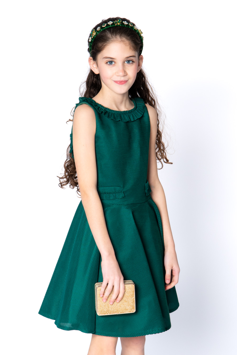 Jewel Green Sweetheart Gown