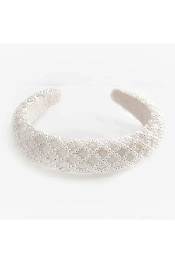 ivory pearl Alice band
