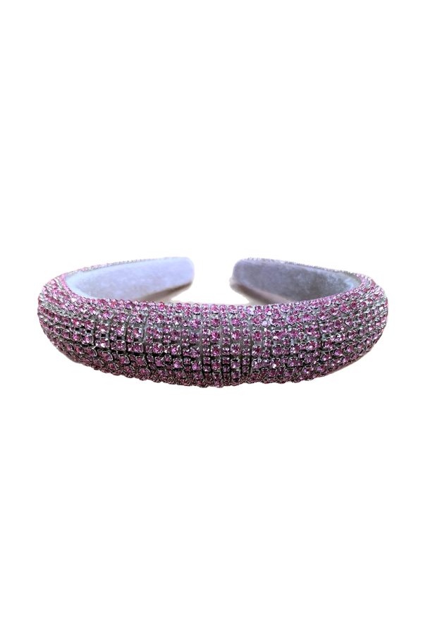 pink sparkle hair band