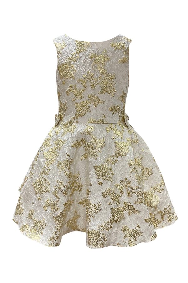 Ivory and Gold Baroque Gown